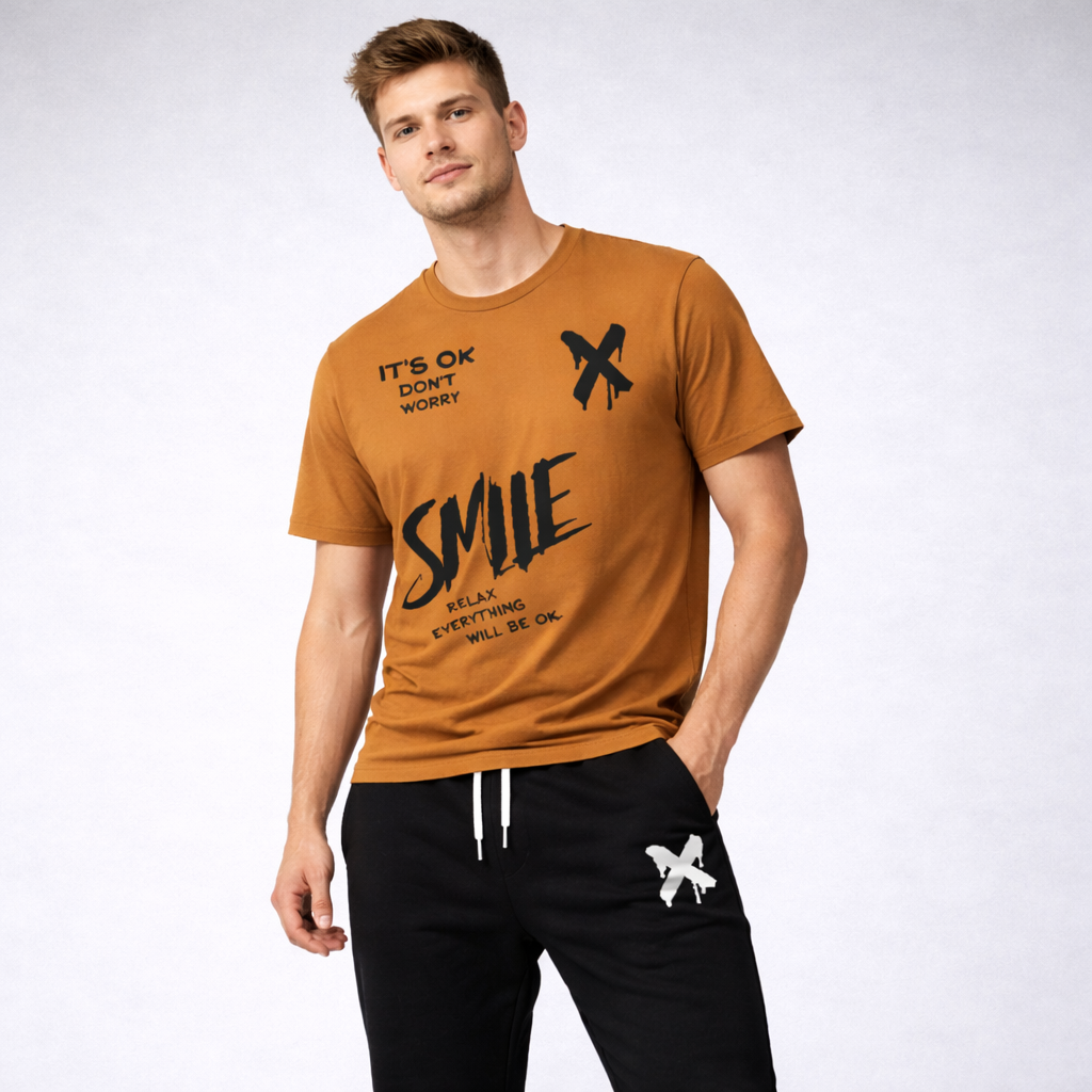 Men Printed Graphic Cotton Tracksuit For Men