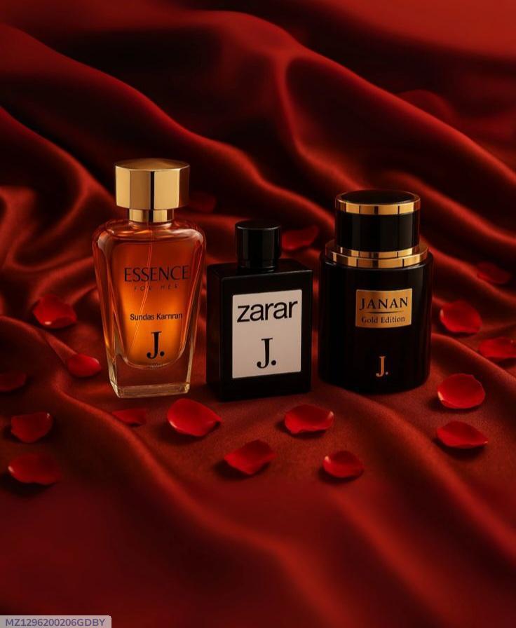 3 in 1 JANAN, Essence & Zarar By Junaid Jamshed