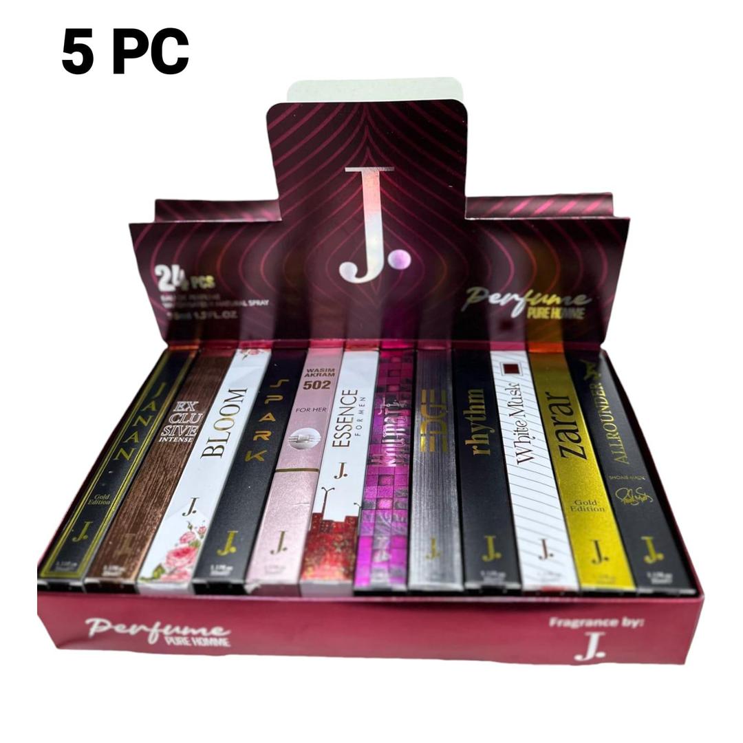 Junaid Jamshed Long Lasting Pocket Perfume- Pack Of 5
