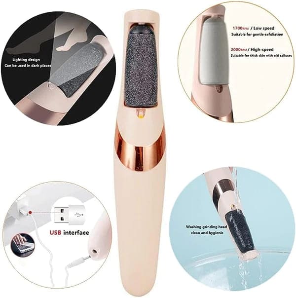 Rechargeable Electric Foot Callus Remover ( Imported)